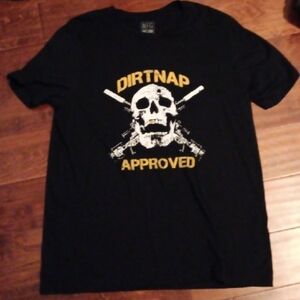 Lunkers NFG XL Dirtnap Approved Black T-Shirt